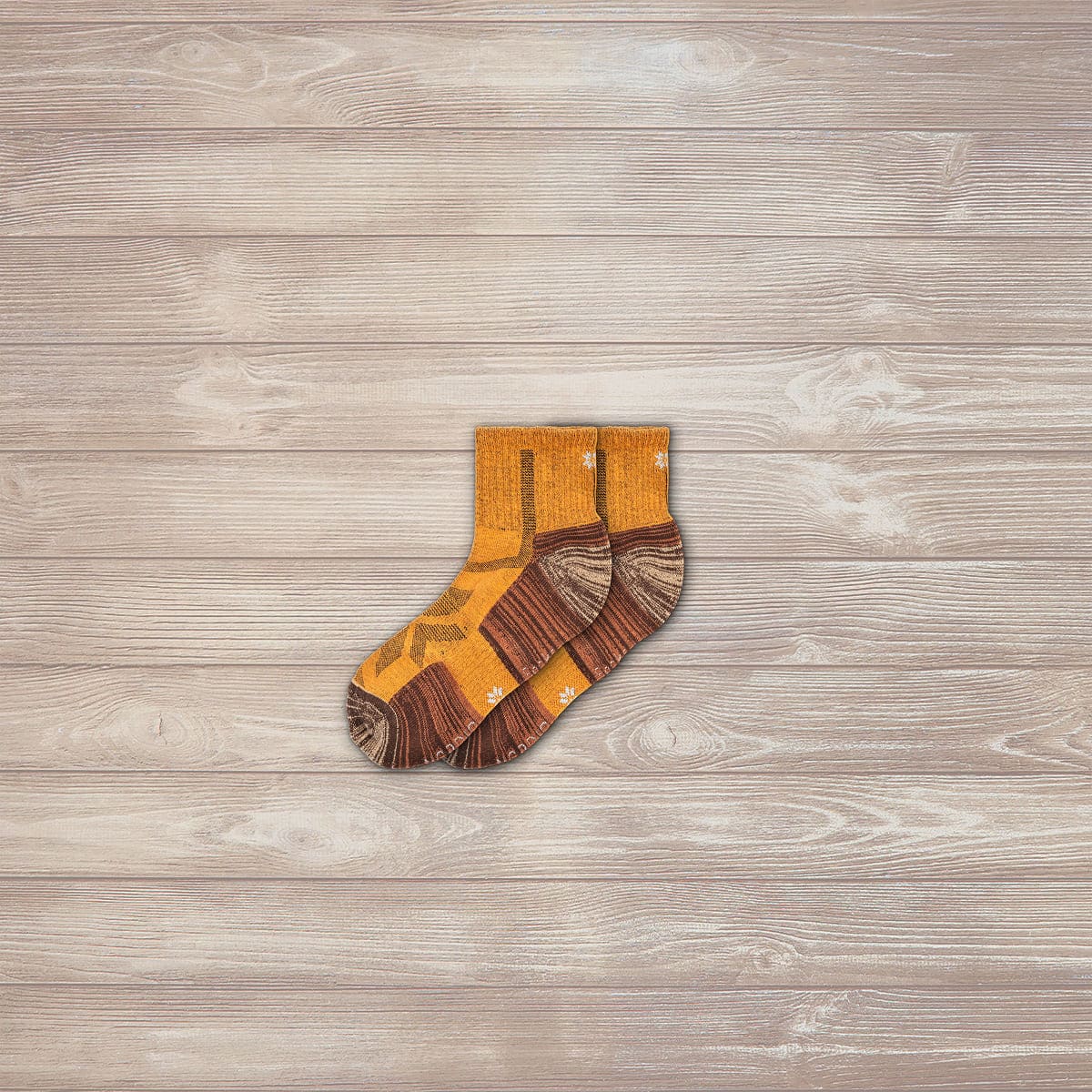 Hiking - Gelb Knöchellang (1 Paar)