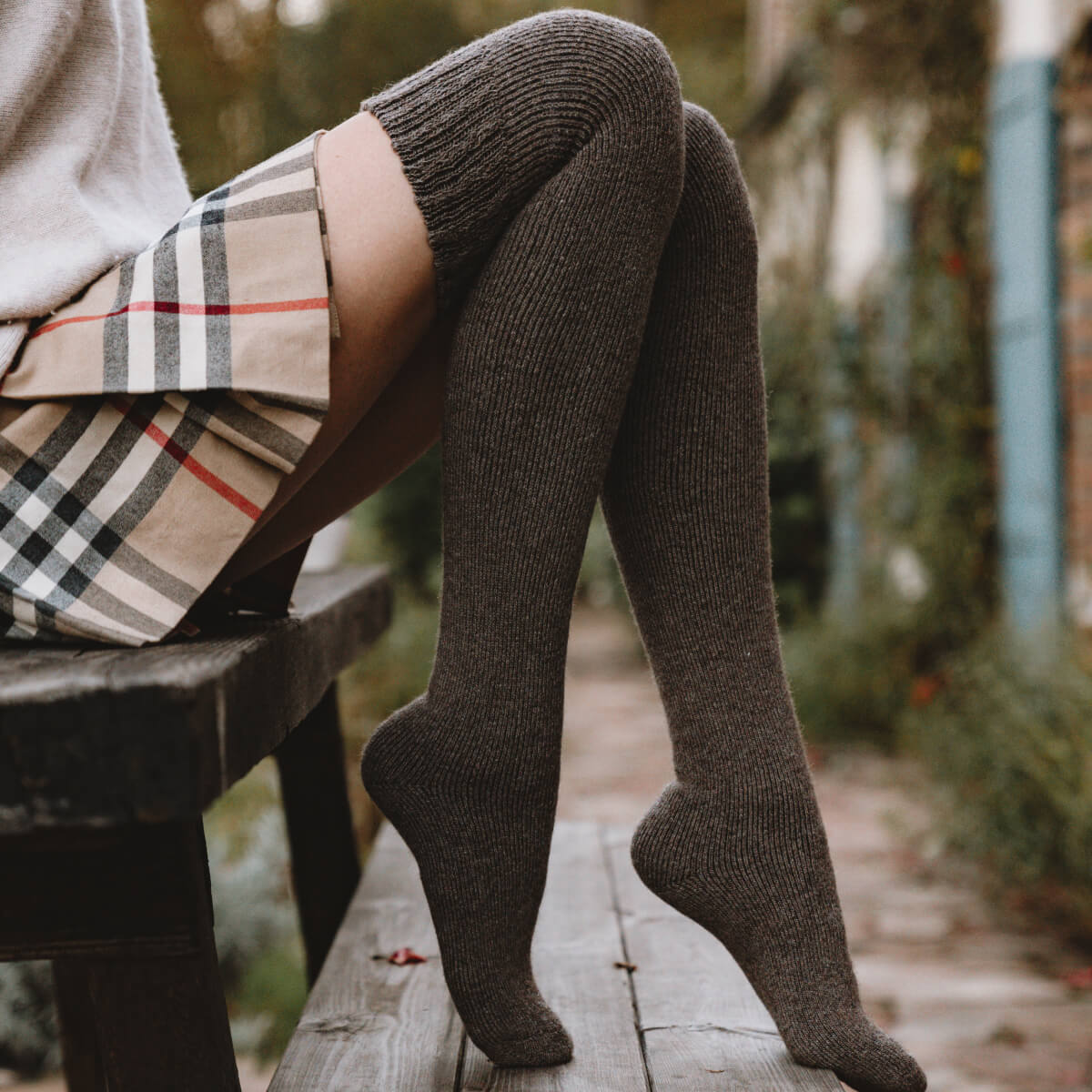 Earth Overknee-Socken (2 Paar)