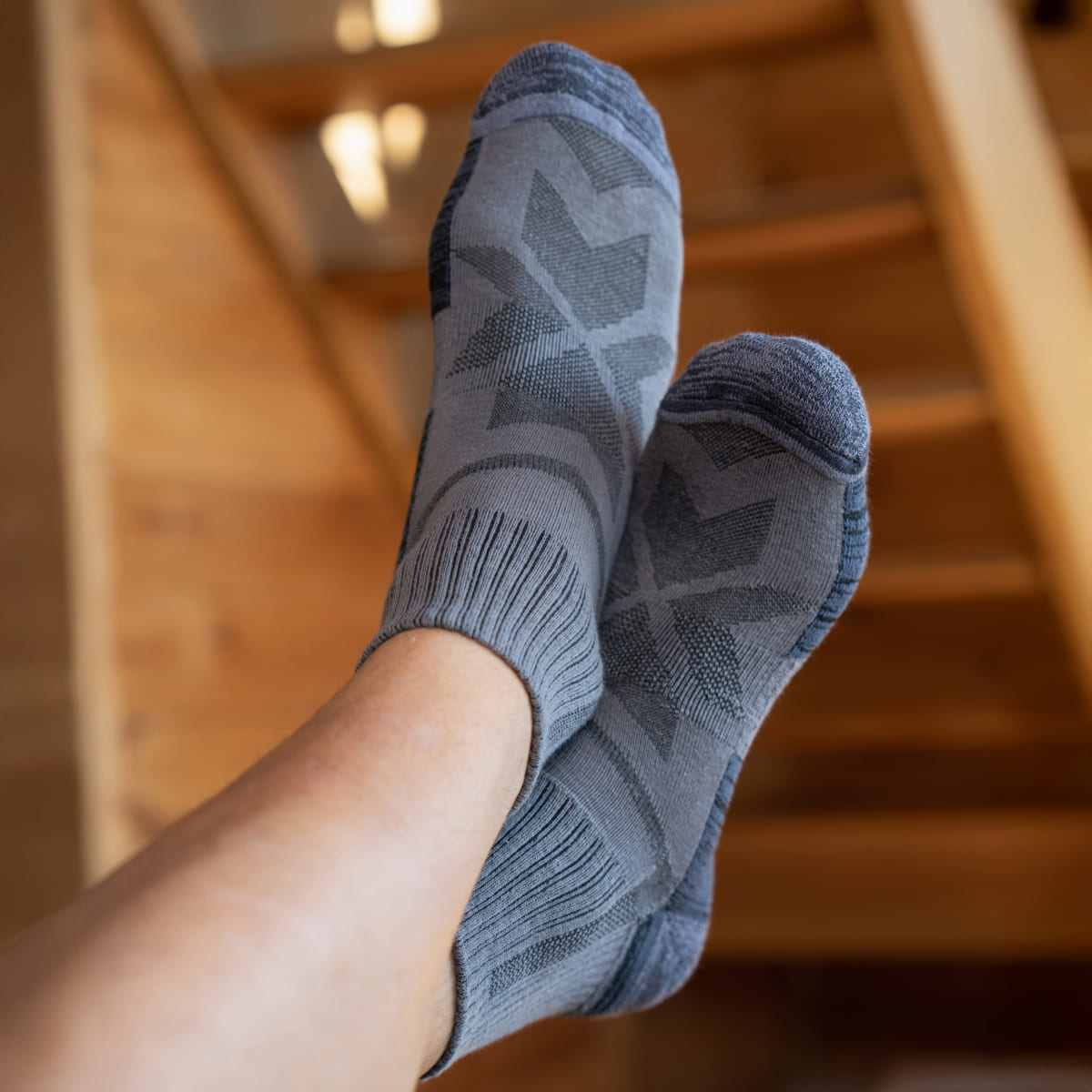 Hiking - Grau Knöchellang (1 Paar)